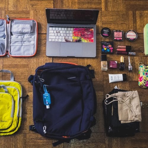 travel items to pack